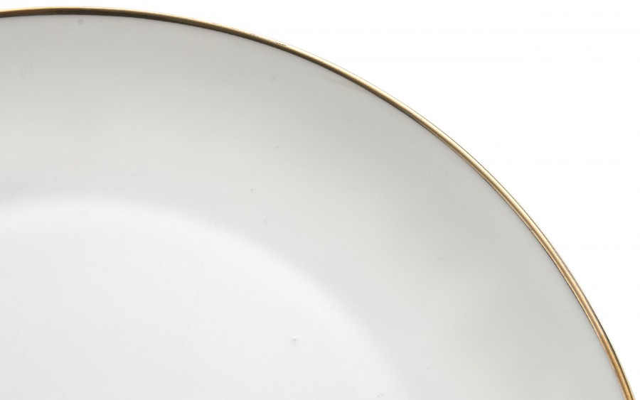Talerz płytki obiadowy 26 cm Bella Złota Linia