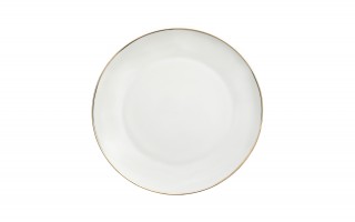 Talerz płytki obiadowy 26 cm Bella Złota Linia