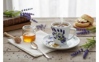 Filiżanka 200 ml + spodek Beata/Sonia Lawenda