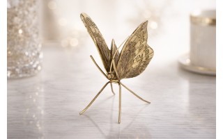 Ozdoba Motyl złoty 13 cm