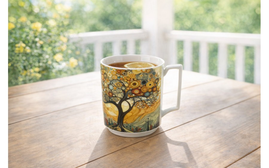 Kubek porcelanowy 450 ml Modern Tree