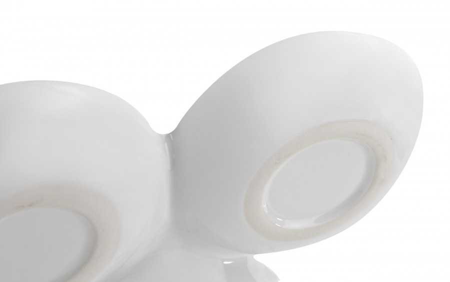 Talerz na jajka ze złotą kurką 90214