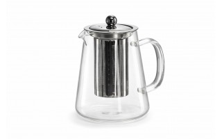 Dzbanek żaroodporny z zaparzaczem 950 ml Black Home Living