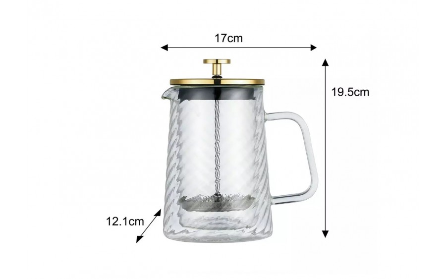 Zaparzacz tłokowy 0,6 L KB-7766