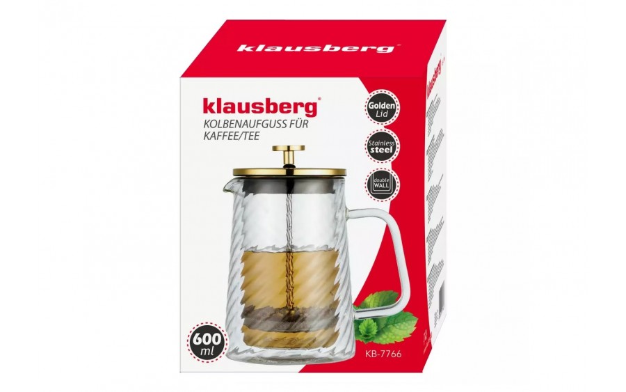 Zaparzacz tłokowy 0,6 L KB-7766