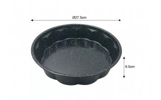Forma do pieczenia okrągła 27,5 cm KB-7838 nieprzywieralna