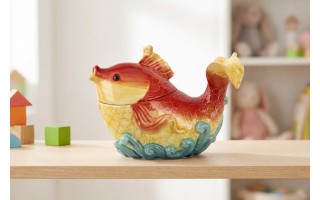 Pojemnik ceramiczny Ryba czerwona