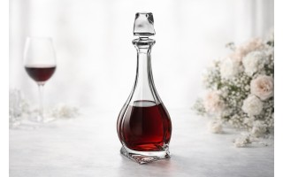 Karafka kryształowa 850 ml Quadro Bohemia