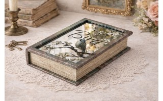 Pudełko szkatułka 27x18x5 cm Bird