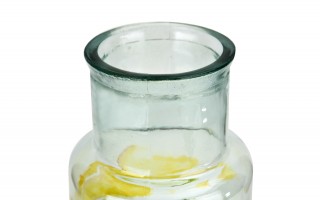 Butelka dekoracyjna 28 cm Watercolor zielona F1396