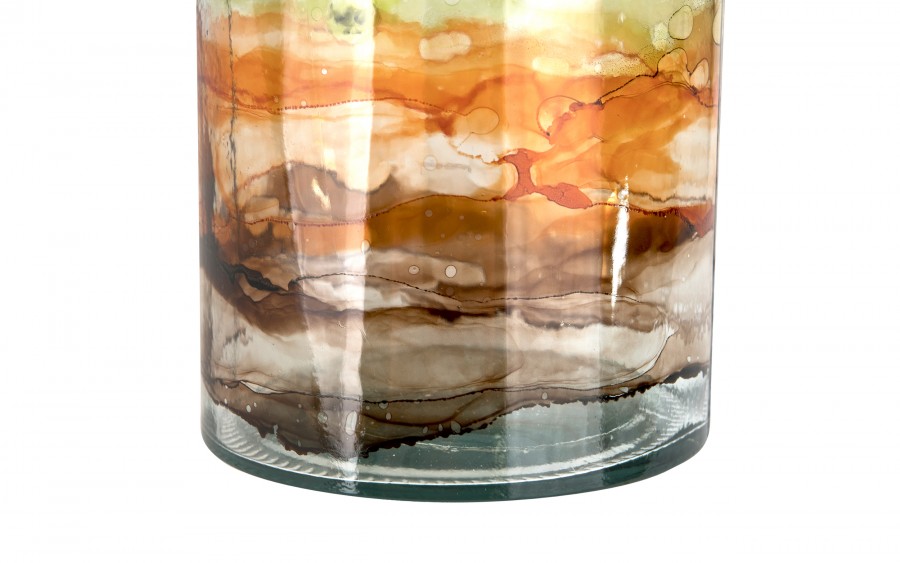 Butelka dekoracyjna 28 cm Watercolor brązowa F2042