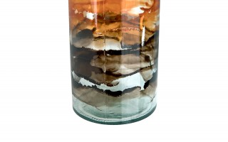 Butelka dekoracyjna 45 cm Watercolor brązowa F2042