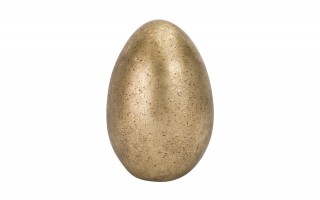Ozdoba Jajko złote 17 cm GJ0023