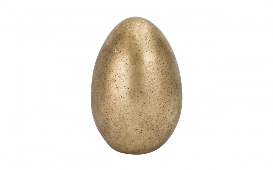 Ozdoba Jajko złote 17 cm GJ0023