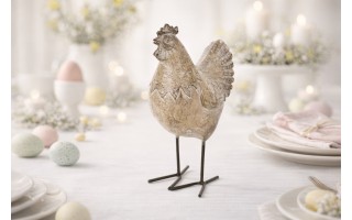 Figurka dekoracyjna Kura 18,5 cm GJ0012