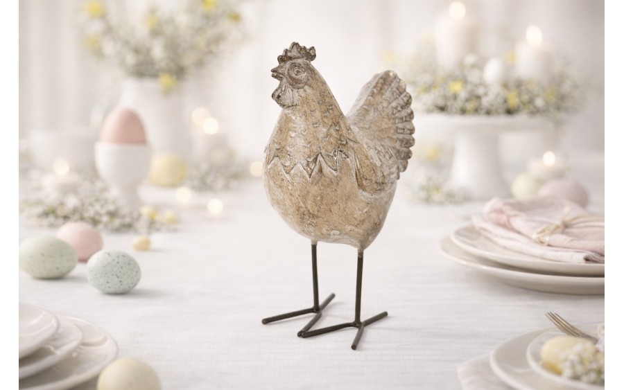 Figurka dekoracyjna Kura 18,5 cm GJ0012