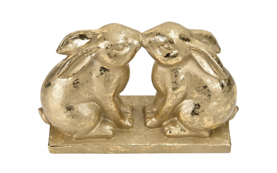 Figurka dekoracyjna 2 Zajączki 46 cm GJ0122