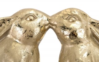 Figurka dekoracyjna 2 Zajączki 46 cm GJ0122