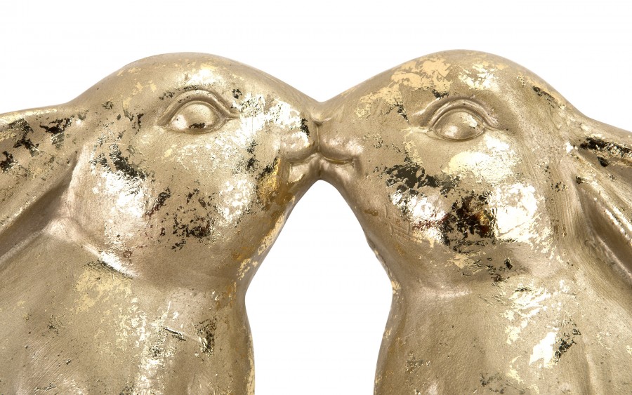 Figurka dekoracyjna 2 Zajączki 46 cm GJ0122