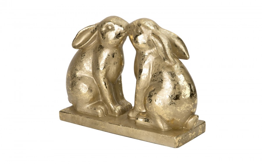 Figurka dekoracyjna 2 Zajączki 46 cm GJ0122