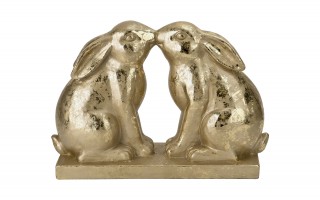 Figurka dekoracyjna 2 Zajączki 46 cm GJ0122