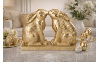 Figurka dekoracyjna 2 Zajączki 46 cm GJ0122