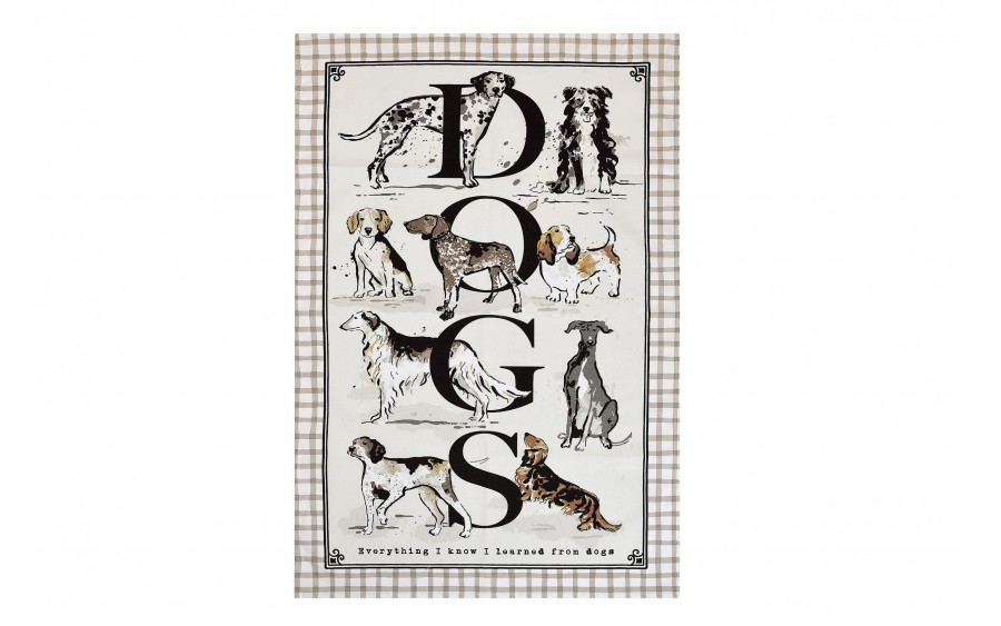 Ściereczka kuchenna 48x74 cm Country Dogs 022CYDG