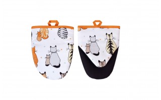 Komplet 2 rękawic kuchennych Cats in Waiting 7CTWA022