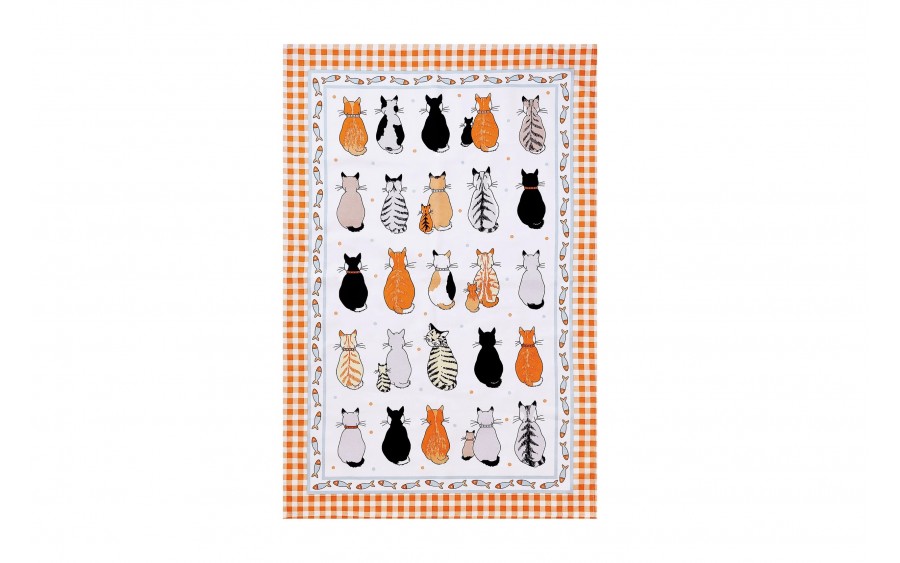 Ściereczka kuchenna 48x74 cm Cats in Waiting 022CTWA