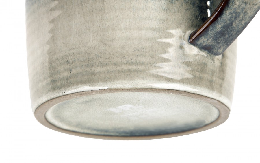 Duży Kubek ceramiczny 1 L Ombres Turquoise