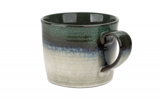 Duży Kubek ceramiczny 1 L Ombres Turquoise