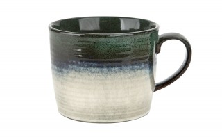 Duży Kubek ceramiczny 1 L Ombres Turquoise