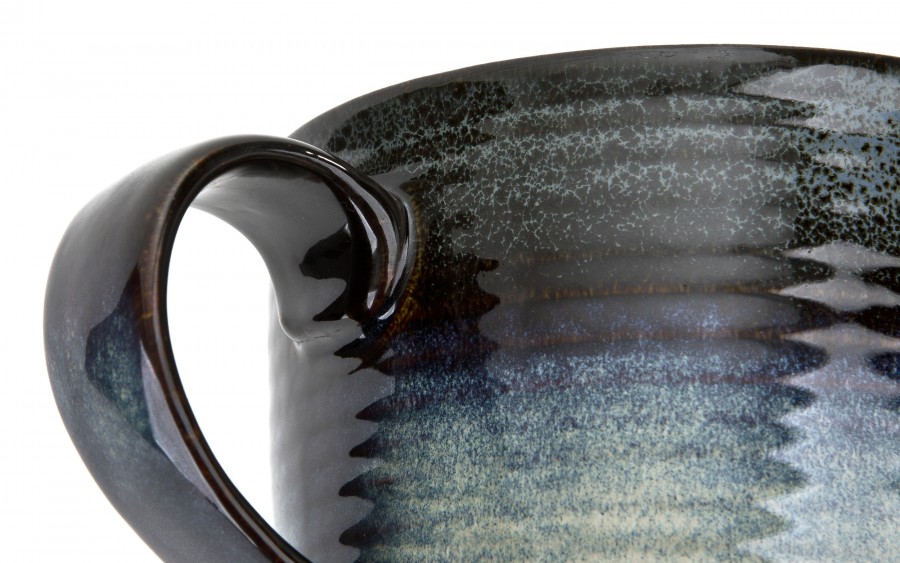 Duży Kubek ceramiczny 1 L Ombres Blue