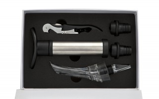 Zestaw do wina Hinz w białym pudełku AW61