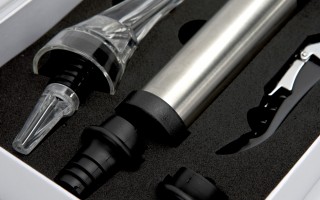 Zestaw do wina Hinz w białym pudełku AW61