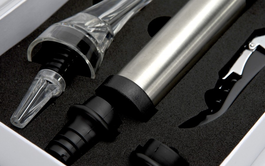 Zestaw do wina Hinz w białym pudełku AW61