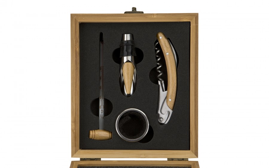 Zestaw do wina Hinz w jasnym pudełku AW66