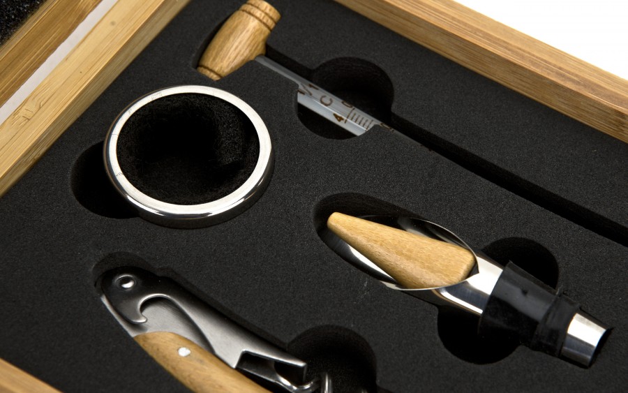 Zestaw do wina Hinz w jasnym pudełku AW66