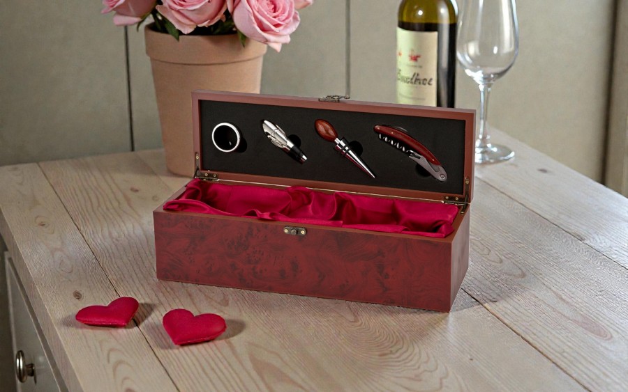 Zestaw do wina Hinz w ekskluzywnym pudełku AW04