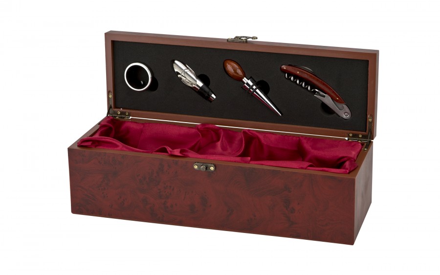 Zestaw do wina Hinz w ekskluzywnym pudełku AW04