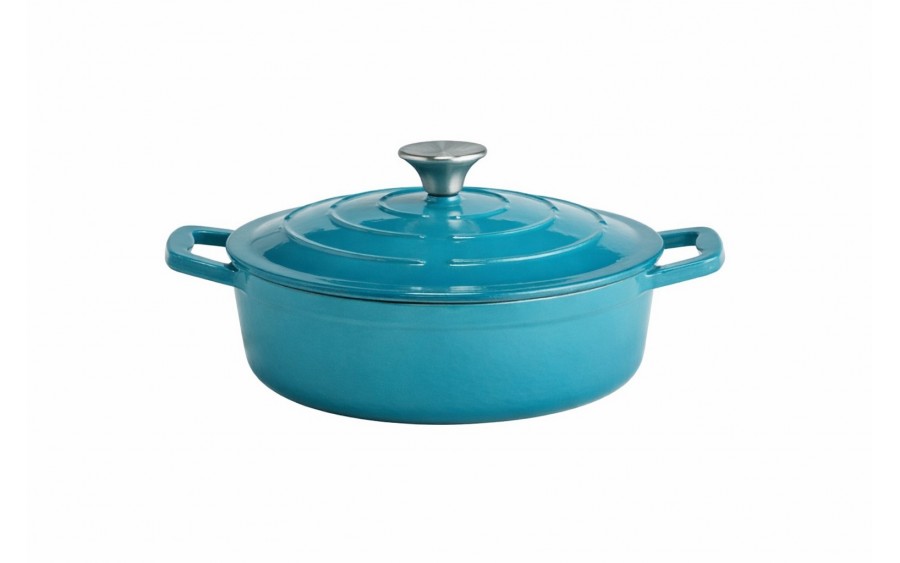 Brytfanna żeliwna 3 L Stars turkus