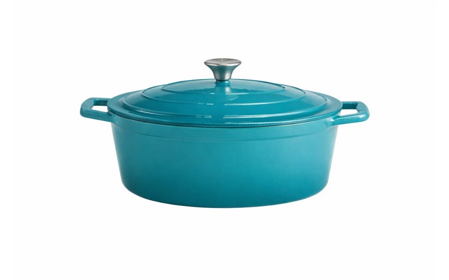 Brytfanna żeliwna 5 L Stars turkus