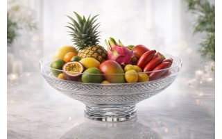 Owocarka kryształowa 40 cm Violetta