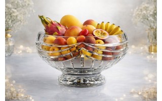 Owocarka kryształowa 25 cm Zawiercie 823-1384