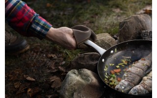 Skórzane uchwyty do patelni 2 sztuki Skottsberg