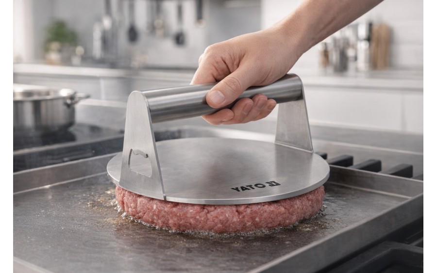 Praska do mięsa ze stali nierdzewnej 16 cm Yato 20135