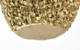 Ozdoba Jajko 10 cm złote GJ0386 z tworzywa