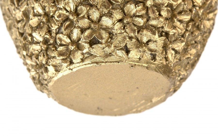 Ozdoba Jajko 11 cm złote GJ0387 z tworzywa