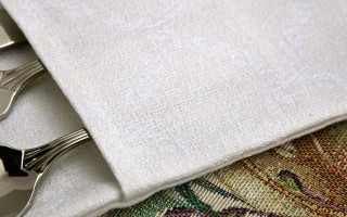 Pokrowiec na sztućce Veneto 099 Cream