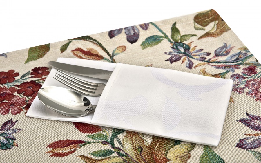 Pokrowiec na sztućce Cuzco 099 Cream